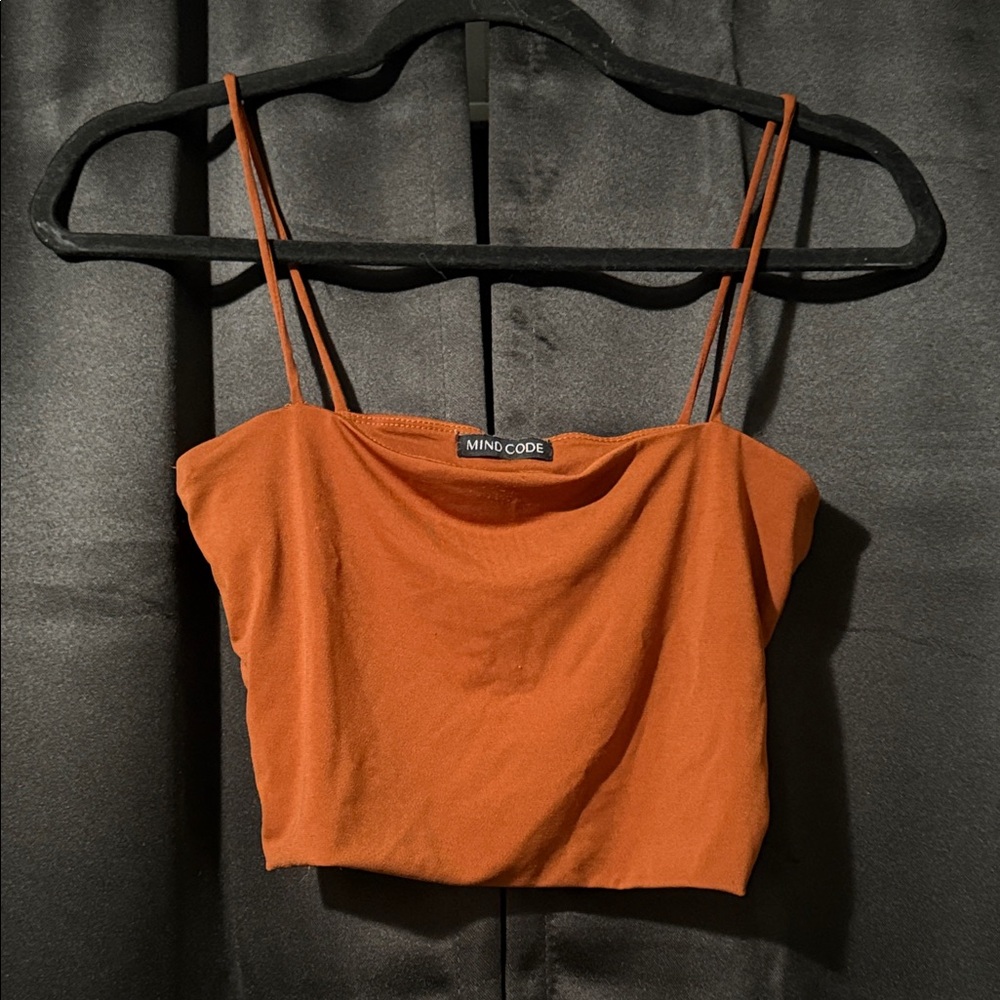 Mind Code Women's Rust Camisole